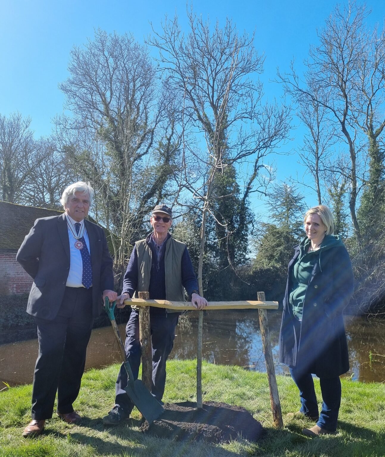 Queen’s Green Canopy tree planted at Farleys House and Gallery Action