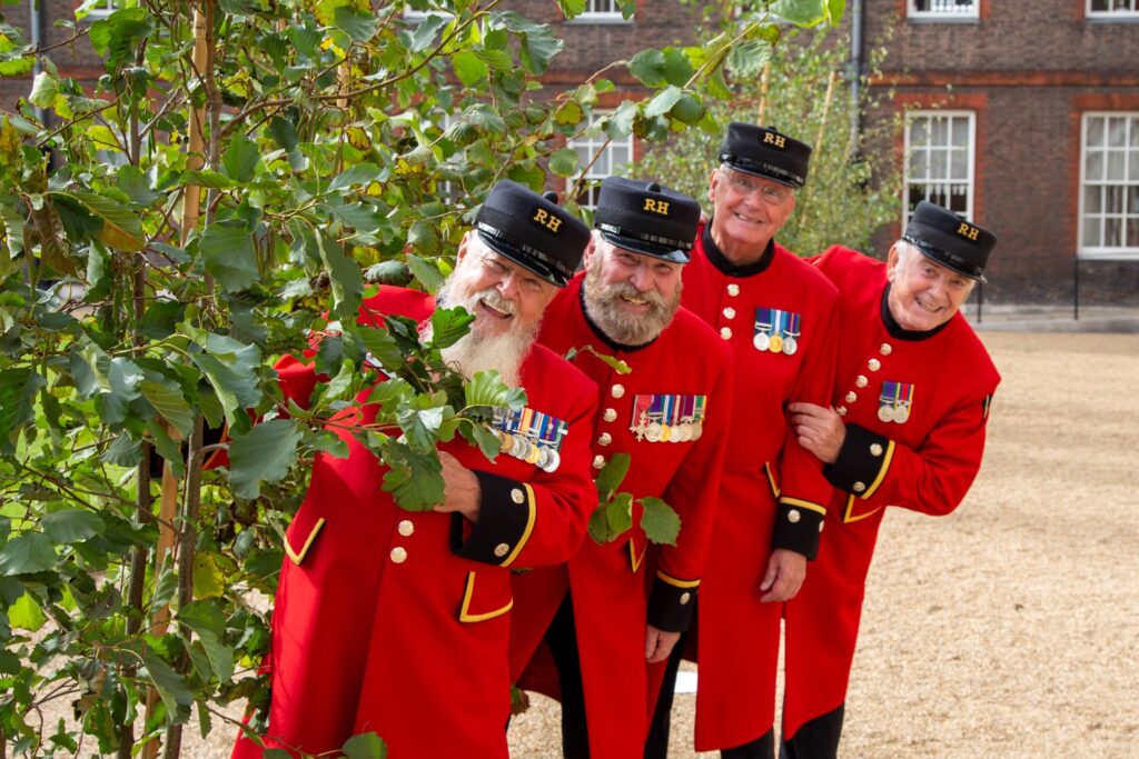Tree of trees gifting ceremony at Royal Hospital Chelsea